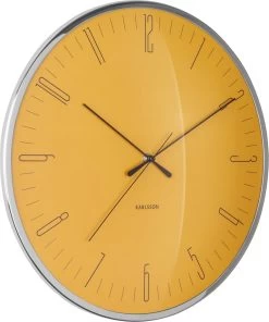 Karlsson Wandklok Dragonfly - Kerriegeel, Bol Glas - Ø40cm -Karlsson 1003x1200 1