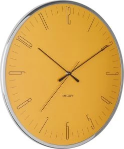 Karlsson Wandklok Dragonfly - Kerriegeel, Bol Glas - Ø40cm -Karlsson 1003x1200 2