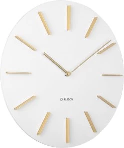 Karlsson Wandklok Discreet - Wit Met Goud - Ø40cm -Karlsson 1004x1200 3
