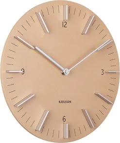 Karlsson Wandklok Detailed - Zandbruin - Ø30cm -Karlsson 1005x1200