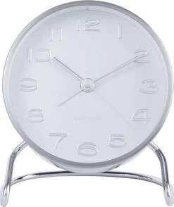 Karlsson Wekker Classical Numbers - Wit - Ø9,5x11cm 12 Karlsson Wekker Classical Numbers - Wit - Ø9,5x11cm -Karlsson 1007x1200