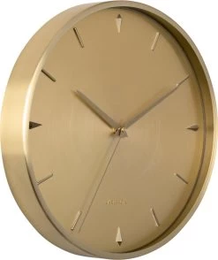 Karlsson Wall Clock Jewel Brushed Gold