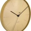 Karlsson Wandklok Index - Metaal Mosterdgeel- Ø40cm -Karlsson 1009x1200 1