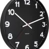Karlsson Wandklok New Classic - Medium - Zwart - Ø40,6cm -Karlsson 1010x1200 1