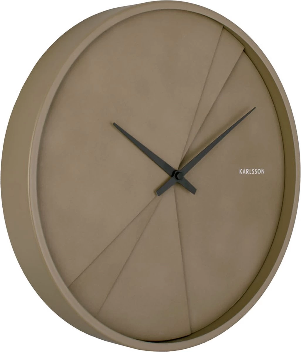 Karlsson Wall Clock Layered Lines Moss Green 3 Karlsson Wall Clock Layered Lines Moss Green
