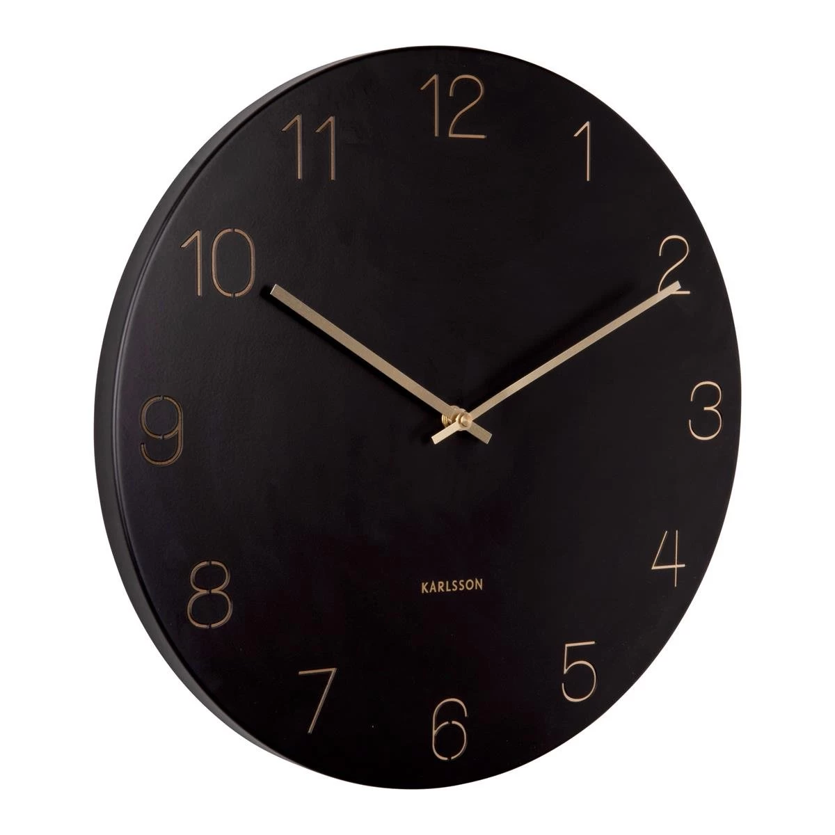 Karlsson Wandklok Charm - Zwart 4 Karlsson Wandklok Charm - Zwart - Afbeelding 2