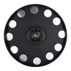 Karlsson Wandklok Charm - Zwart 10 Karlsson Wandklok Charm - Zwart -Karlsson 10278742