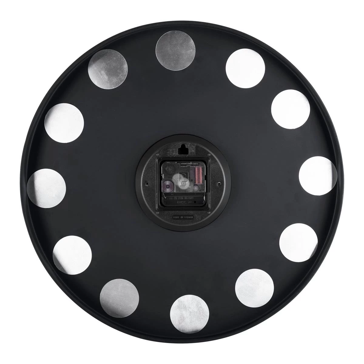 Karlsson Wandklok Charm - Zwart 6 Karlsson Wandklok Charm - Zwart - Afbeelding 4