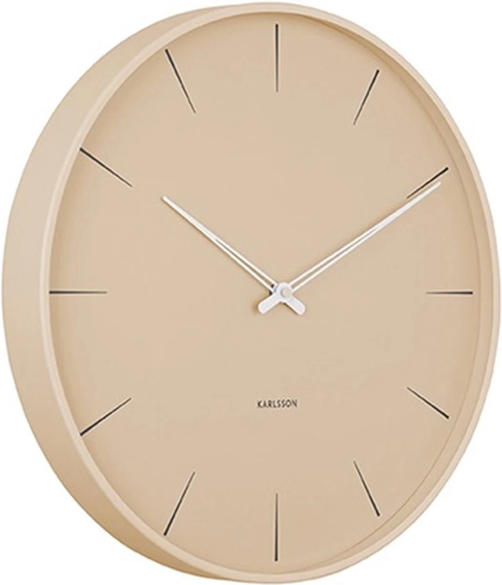 Karlsson Wandklok Lure - Zandbruin - Ø40cm 9 Karlsson Wandklok Lure - Zandbruin - Ø40cm - Afbeelding 7