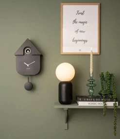 Karlsson Wandklok Modern Cuckoo - Thermoplast - Zwart -Karlsson 1038x1200 17