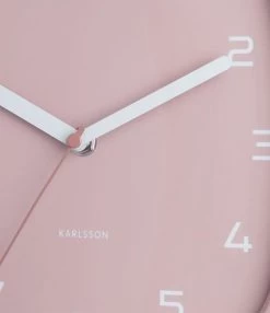 Karlsson Wandklokken Wall Clock Doubler Rubberized White Roze 13 Karlsson Wandklokken Wall Clock Doubler Rubberized White Roze -Karlsson 1038x1200 19
