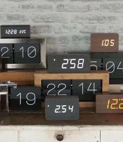 Karlsson Staande Klok Square Bruin - Hout -Karlsson 1038x1200 28