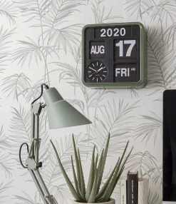 Karlsson Wandklok Mini Flip - Groen Behuizing - Zwarte Wijzerplaat -Karlsson 1038x1200 32