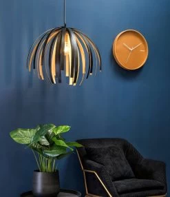 Karlsson Wandklok Hue - Metaal Karamel Bruin - Ø40cm 11 Karlsson Wandklok Hue - Metaal Karamel Bruin - Ø40cm -Karlsson 1038x1200 7