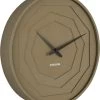 Karlsson Wandklok Layered Origami - Mosgroen - Ø30cm