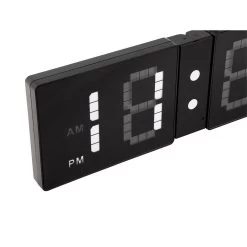 Karlsson - Wall Clock LED Look Flip Black -Karlsson 10468354