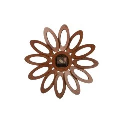 Karlsson - Wall Clock Fiore Dark Wood Veneer -Karlsson 10502786