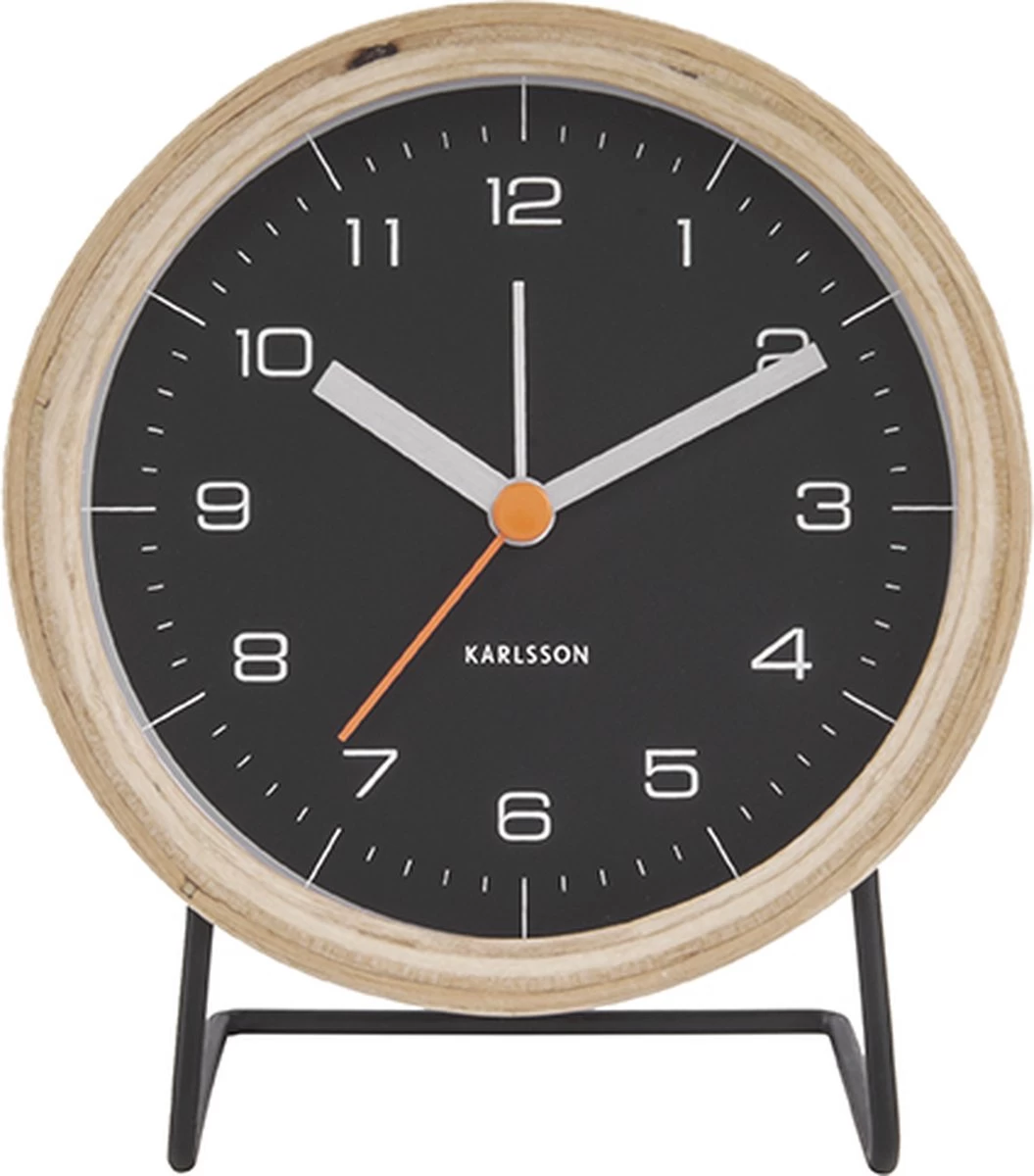 Karlsson Alarmklok - Innate - Zwart - Design Boxtel & Buijs 8 Karlsson Alarmklok - Innate - Zwart - Design Boxtel & Buijs - Afbeelding 6