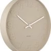 Karlsson Wandklok Mr. Brown Numbers - Zandbruin Behuizing - Ø37,5cm -Karlsson 1056x1200 2
