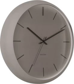 Karlsson Wandklok Nirvana Globe - Donker Warmgrijs -Karlsson 1058x1200