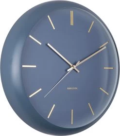 Karlsson Wandklok Globe - Donkerblauw - Ø40cm