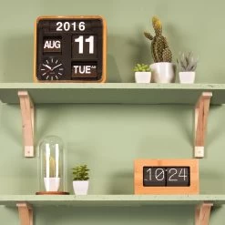 Karlsson Mini Flip Wandklok 24,5 X 24,5 Cm 10 Karlsson Mini Flip Wandklok 24,5 X 24,5 Cm -Karlsson 10679851