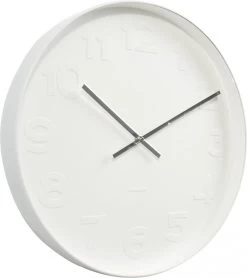 Karlsson Wandklok Mr. White Nummers - Witte Behuizing - Ø51cm -Karlsson 1068x1200