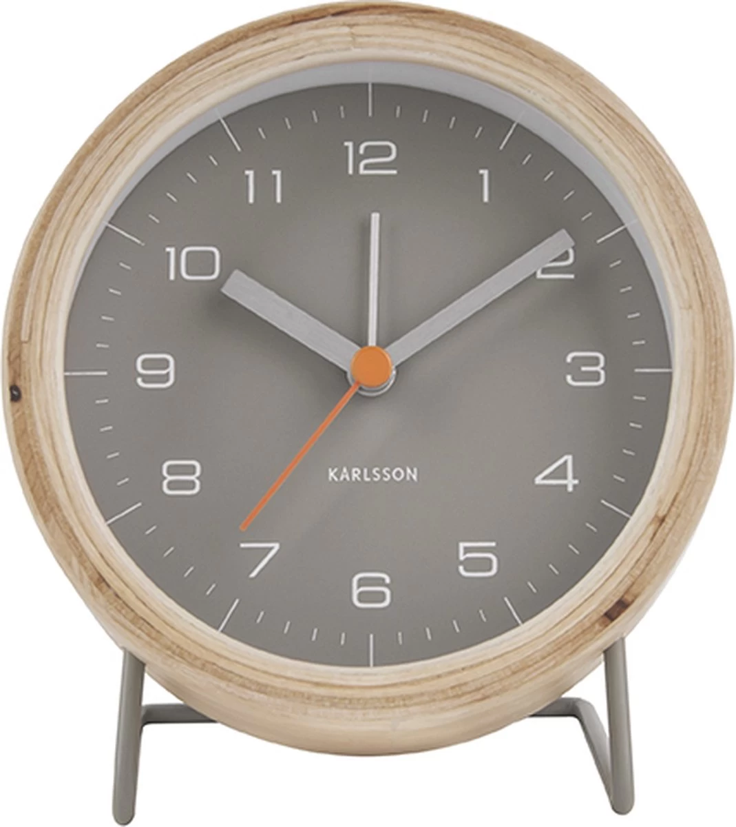Karlsson Alarmklok - Innate - Warm Grijs - Design Boxtel & Buijs 3 Karlsson Alarmklok - Innate - Warm Grijs - Design Boxtel & Buijs - Afbeelding 2