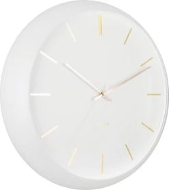 Karlsson Wandklok Globe - Wit - Ø40cm 12 Karlsson Wandklok Globe - Wit - Ø40cm -Karlsson 1069x1200
