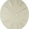 Karlsson Wandklok Discreet - Olijfgroen Met Zilver - Ø40cm -Karlsson 1070x1200 3