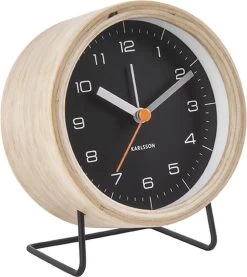 Karlsson Alarmklok - Innate - Zwart - Design Boxtel & Buijs