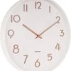Karlsson Wandklok Pure - Wit Lindehout - Ø40cm -Karlsson 1073x1200 3