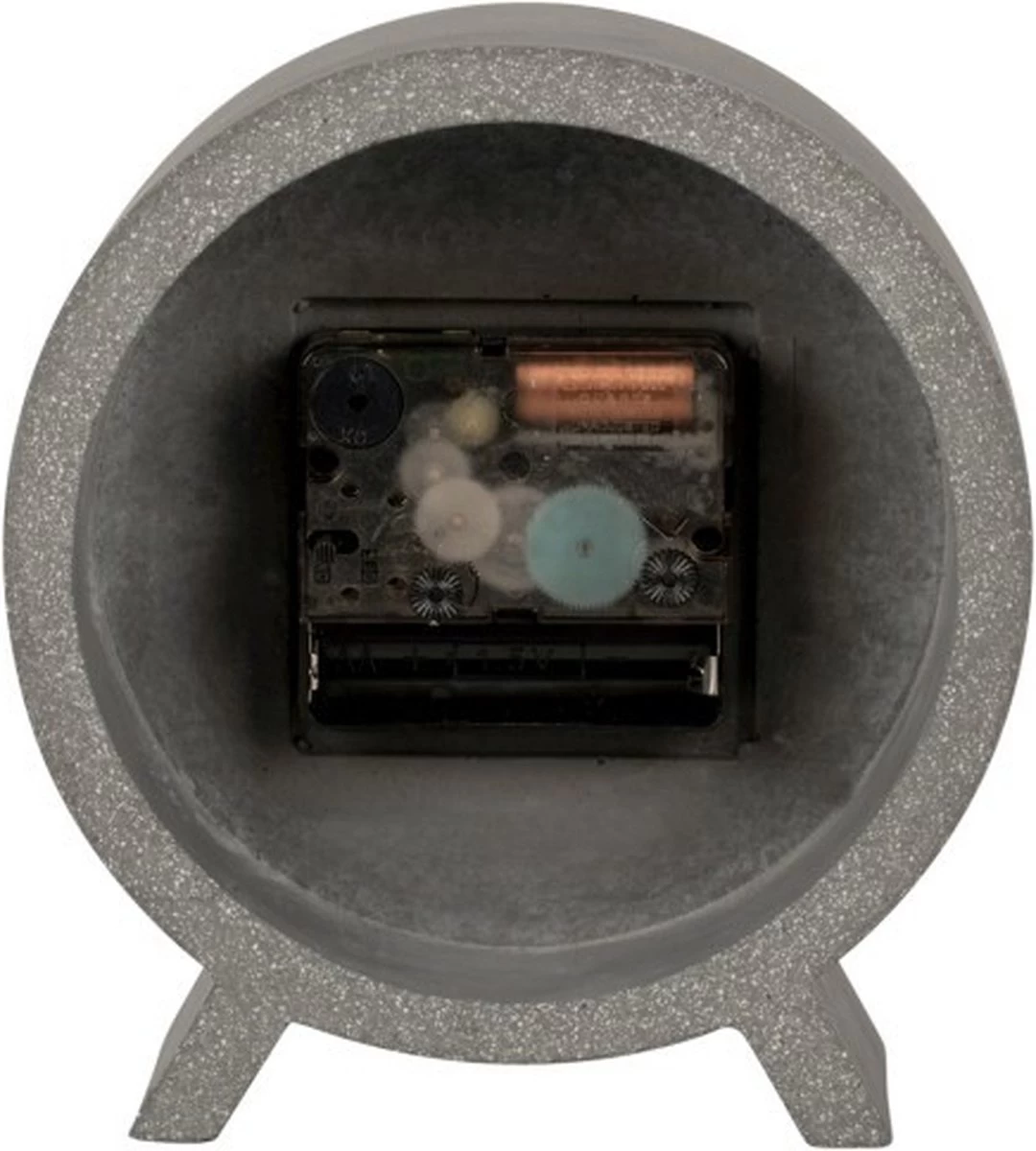 Karlsson Alarmklok Honeycomb - Beton - Donkergrijs 4 Karlsson Alarmklok Honeycomb - Beton - Donkergrijs - Afbeelding 2