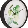 Karlsson Wall Clock Botanical Monstera Print