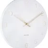 Karlsson Wandklok Charm - Gegraveerde Nummers - Wit - Ø35cm 2 Karlsson Wandklok Charm - Gegraveerde Nummers - Wit - Ø35cm -Karlsson 1095x1200