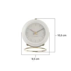 Karlsson Wekker Globe - Wit - 9,5x10,5x7cm -Karlsson 10975389