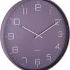 Karlsson Wandklok Lofty - Metaal Mat Donkerpaars - Ø40cm 2 Karlsson Wandklok Lofty - Metaal Mat Donkerpaars - Ø40cm -Karlsson 1110x1200