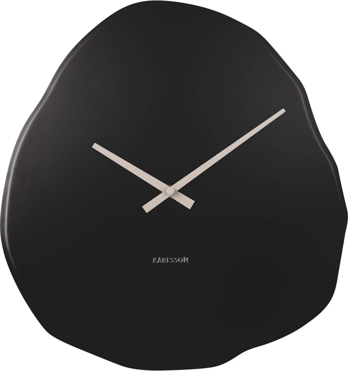 Karlsson Wall Clock Organic Round Black 4 Karlsson Wall Clock Organic Round Black - Afbeelding 2