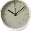 Karlsson Alarm Clock Minimal Olive Green, Nickel Case 2 Karlsson Alarm Clock Minimal Olive Green, Nickel Case -Karlsson 1141x1200