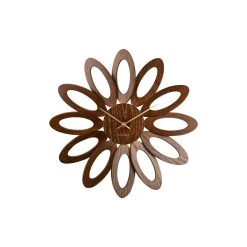 Karlsson - Wall Clock Fiore Dark Wood Veneer