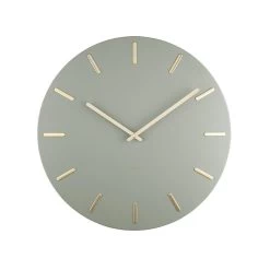 Karlsson - Wandklok Charm - Jungle Groen - Staal - Gouden Wijzers