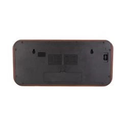 Karlsson - Wall | Table Clock Matiz Bamboo Warm Grey -Karlsson 11433076