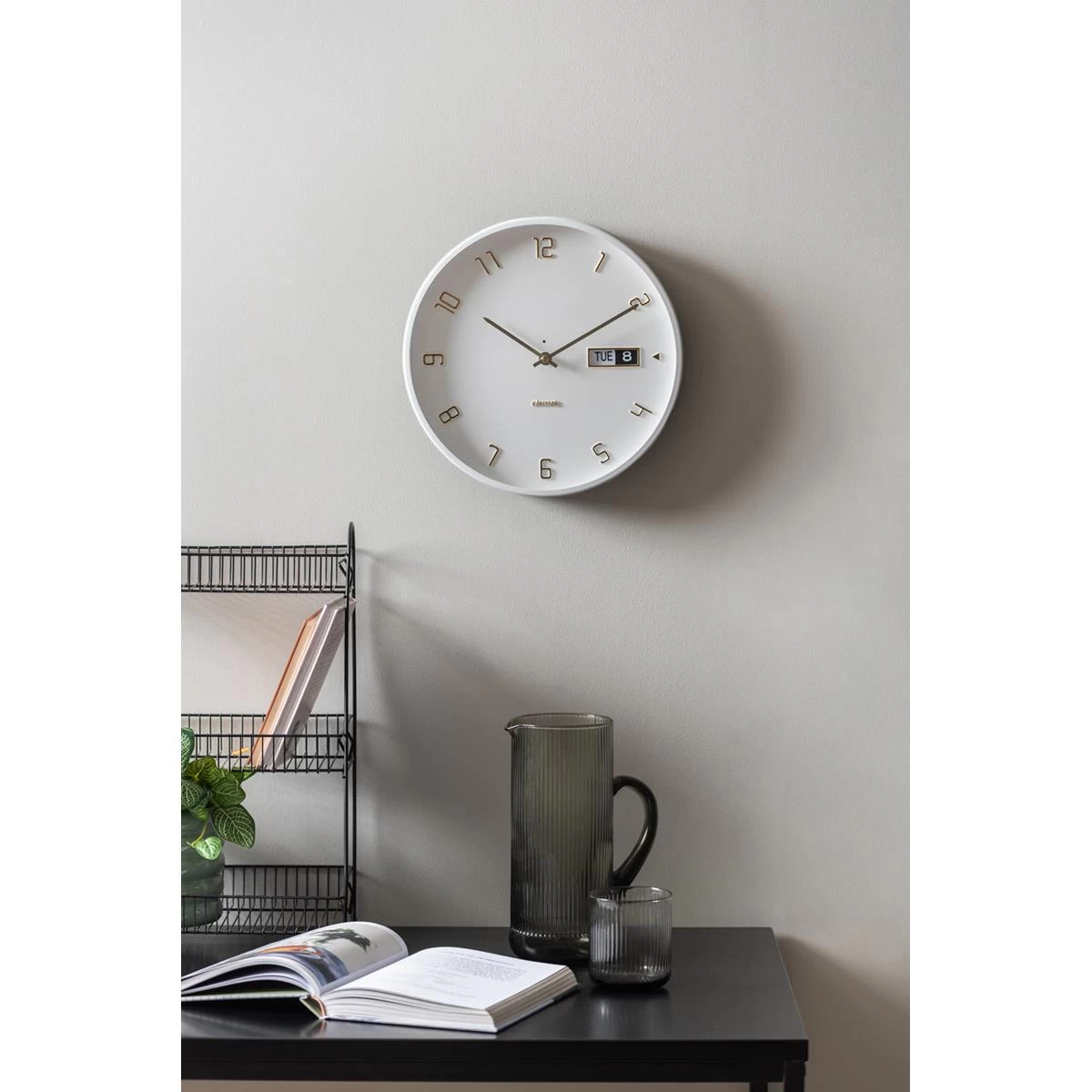 Karlsson - Wall Clock Data Flip 4 Karlsson - Wall Clock Data Flip - Afbeelding 2
