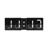 Karlsson - Wall Clock LED Look Flip Black -Karlsson 11468666