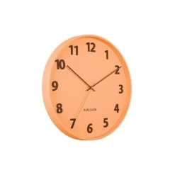 Karlsson - Wandklok Summertime - Oranje - Ø40cm