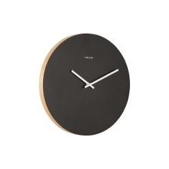 Karlsson - Wandklok Colour Splash - Zwart - Ø31cm