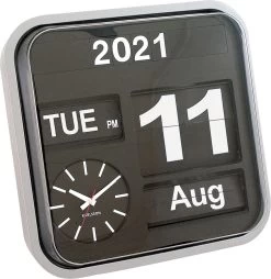 Karlsson - Wandklok - Big Flip - Zilver Behuizing - Zwarte Wijzerplaat 11 Karlsson - Wandklok - Big Flip - Zilver Behuizing - Zwarte Wijzerplaat -Karlsson 1167x1200