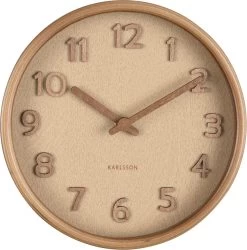 Karlsson Wall Clock Pure Wood Grain Small Sand Brown 9 Karlsson Wall Clock Pure Wood Grain Small Sand Brown -Karlsson 1186x1200 2