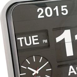 Karlsson - Wandklok - Big Flip - Zilver Behuizing - Zwarte Wijzerplaat 10 Karlsson - Wandklok - Big Flip - Zilver Behuizing - Zwarte Wijzerplaat -Karlsson 1188x1200 1