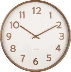 Karlsson Wall Clock Pure Wood Grain Large Ivory 5 Karlsson Wall Clock Pure Wood Grain Large Ivory -Karlsson 1192x1200 4